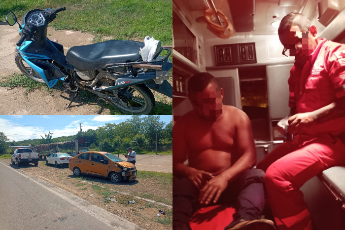 Huetamo: Motociclistas sufren lesiones en carretera a San Lucas