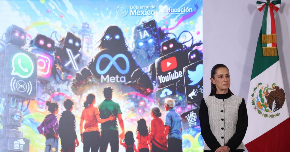 Iniciativa de Sheinbaum busca regular redes sociales para menores de edad