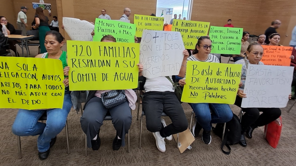 León: Comunidad Los López protesta contra inclusión en SAPAL y falta de apoyos