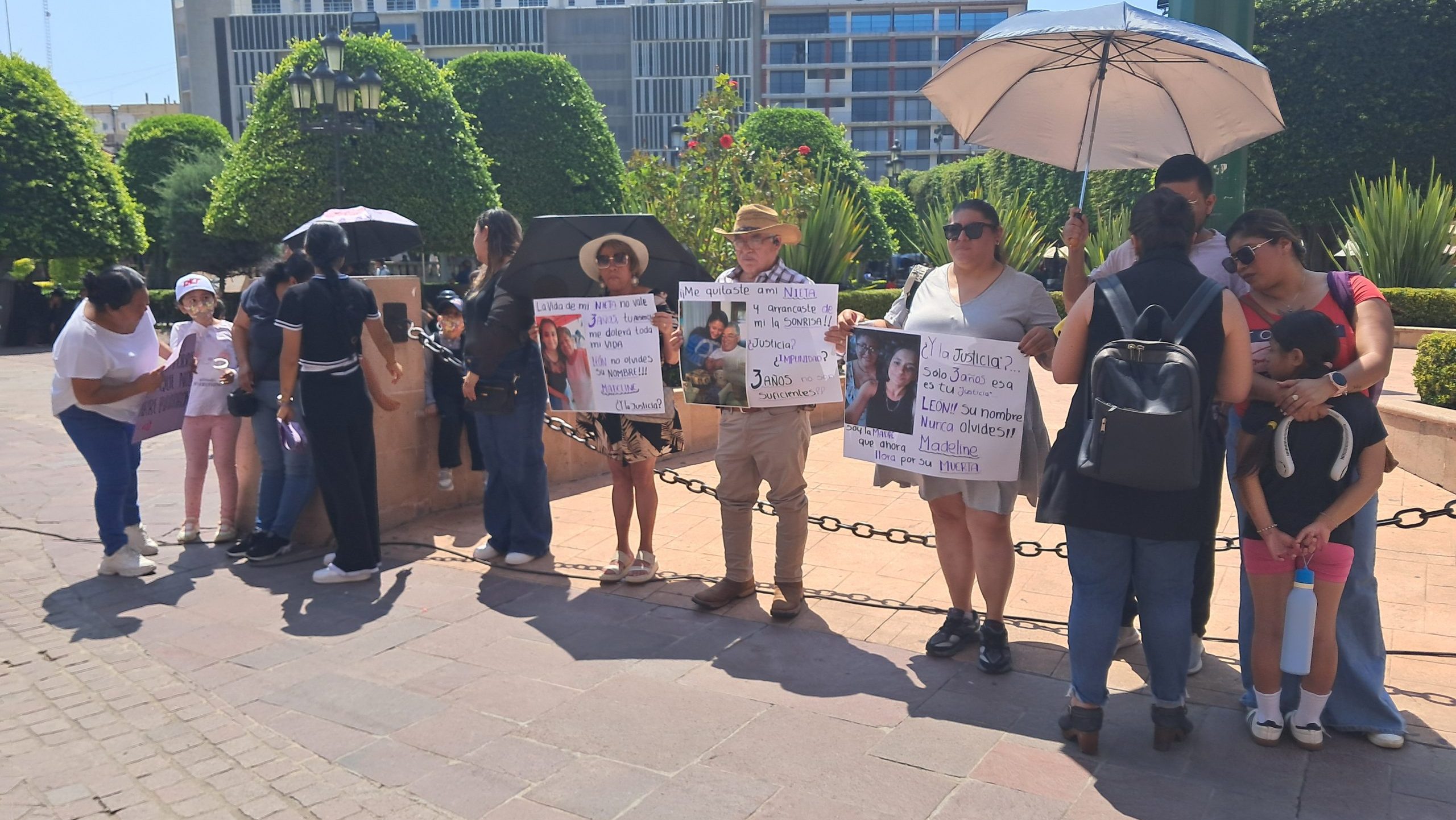 León: Protestas por la sentencia en el feminicidio de Madeline