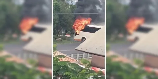 Los Reyes: Bloqueos por presunta captura; vehículos incendiados en Colima