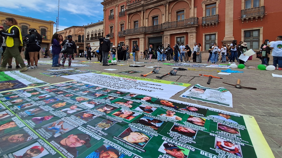 Marcha en León exige justicia por víctimas de desaparición forzada