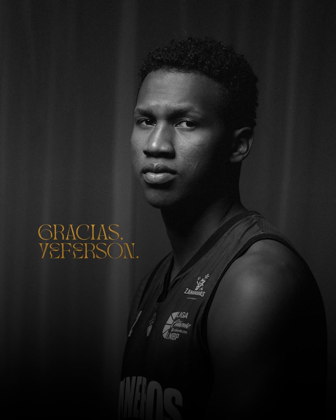 Mineros agradece a Yeferson Guerra por su paso en el Gimnasio Marcelino González