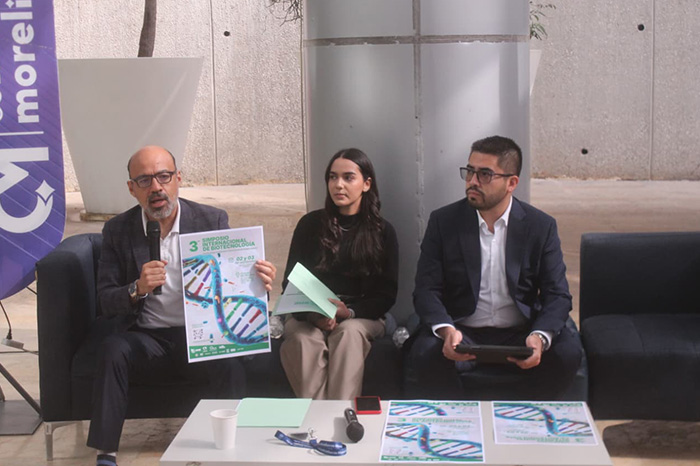 Morelia: Anuncio del 3er Simposio Internacional de Biotecnología