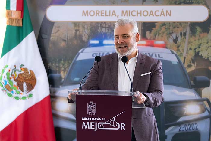 Morelia: Bedolla reporta 950 detenciones y avances del Plan Michoacán
