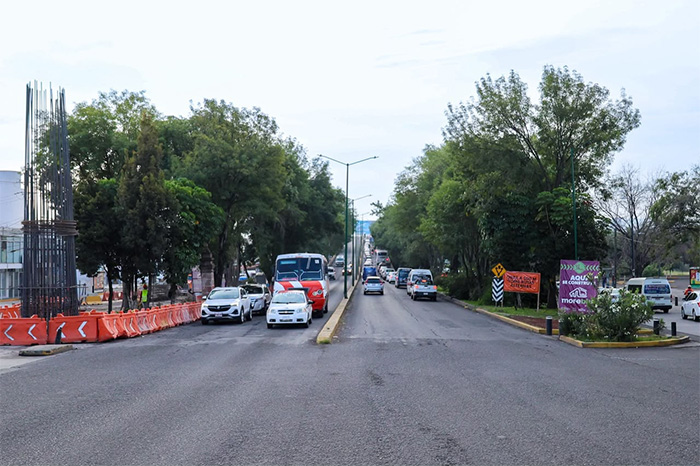 Morelia: Gobierno estatal asegura que obras del Morebús continúan