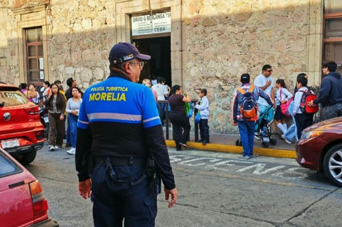 Morelia: Implementan operativo de seguridad para regreso a clases