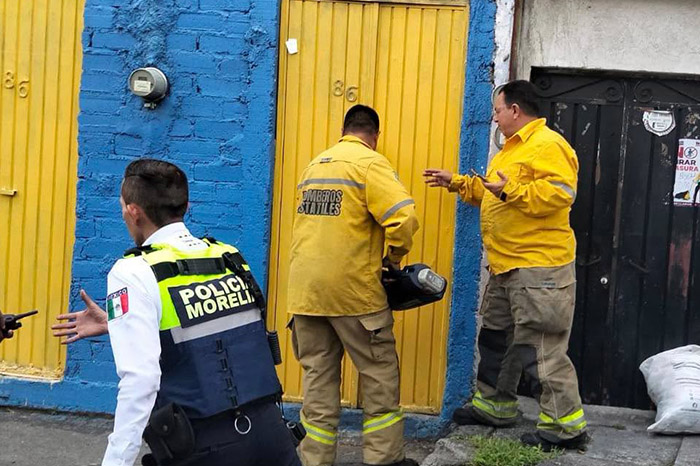 Morelia: Rescate de mujer encerrada en una vivienda culmina con éxito