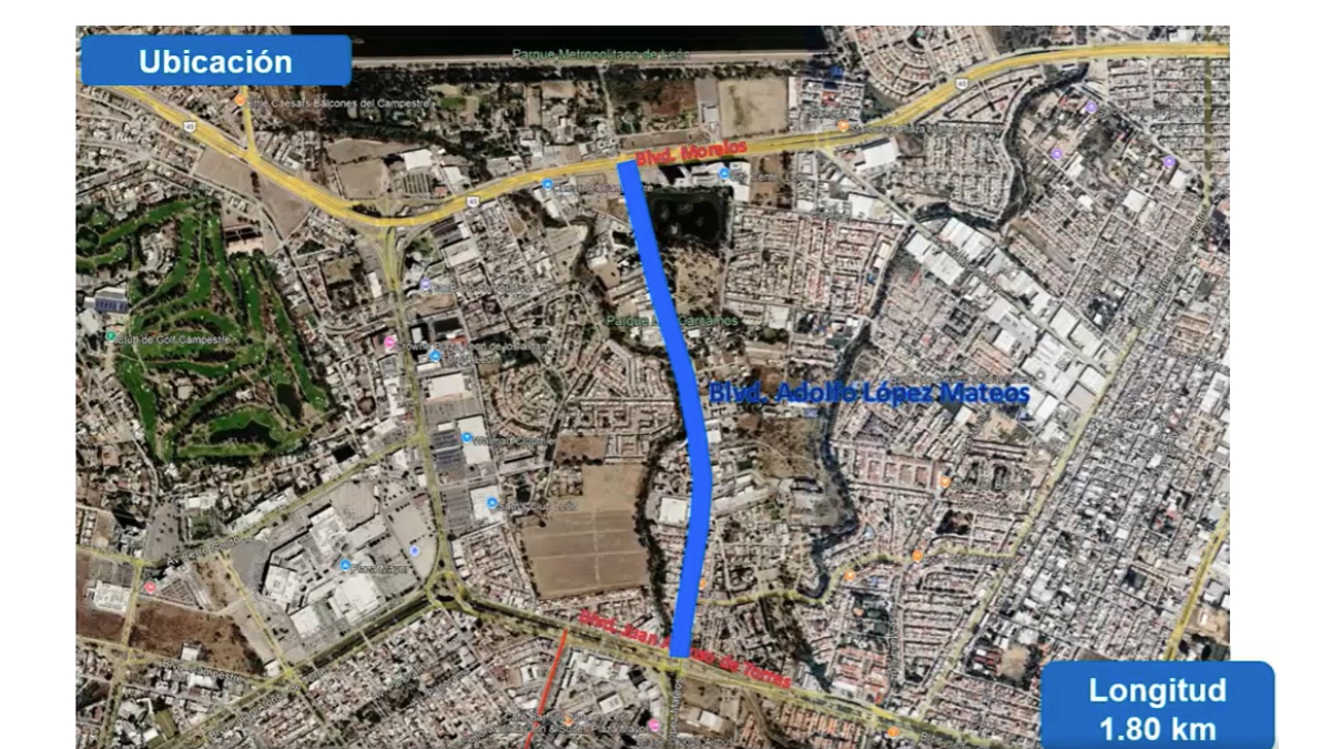 Obra en bulevar López Mateos de León comenzará a finales de agosto