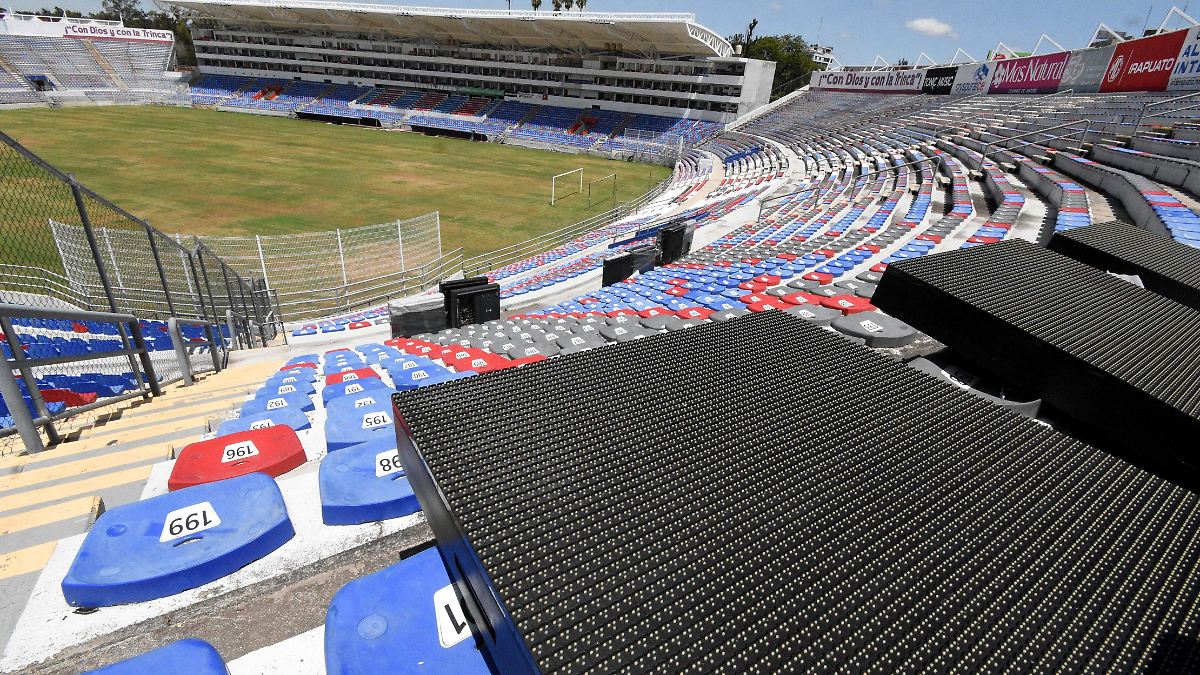 Obras en el Estadio de Irapuato para debut de la Trinca