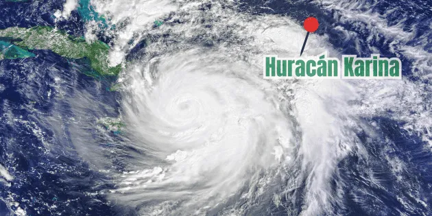 Pacífico: Huracán Karina se intensifica y define su trayectoria