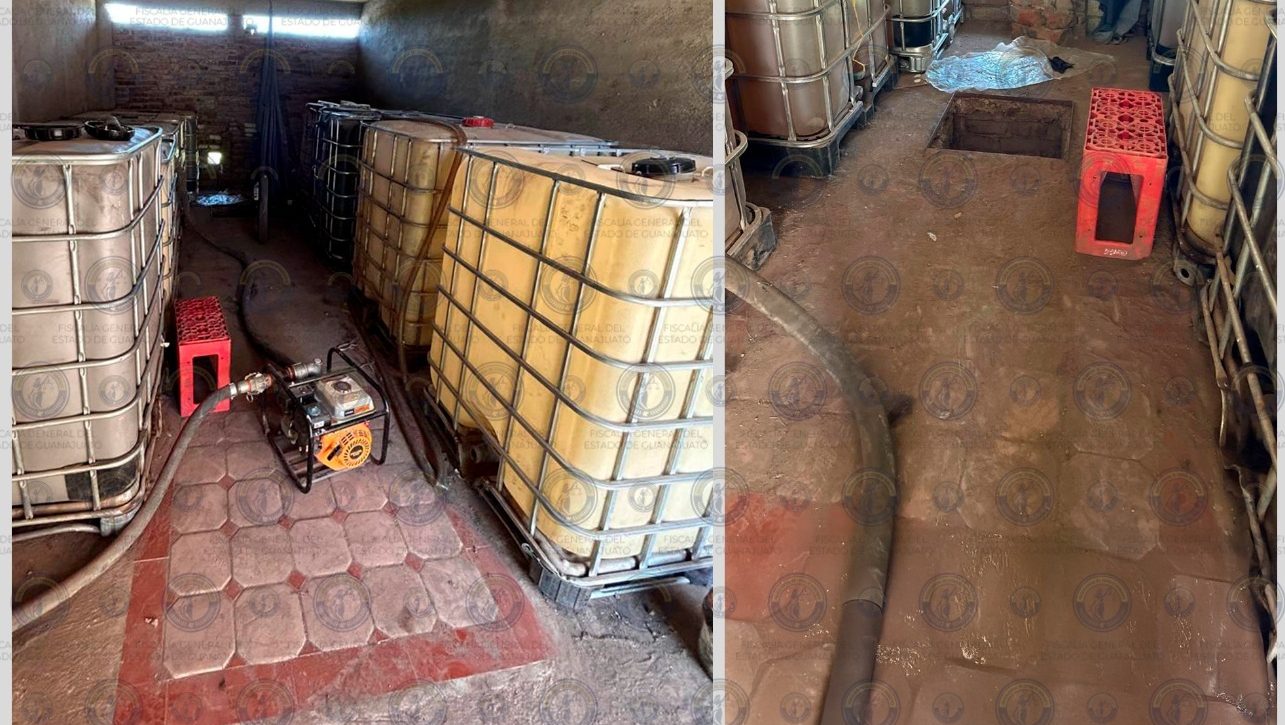 Romita: Aseguran 8 mil litros de hidrocarburo en cateo