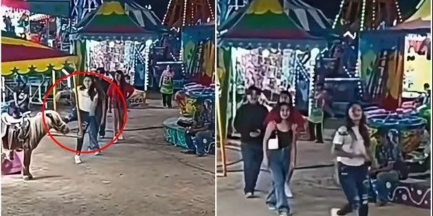 San Luis Potosí: Mujer agredió a poni en feria y causa rechazo en redes