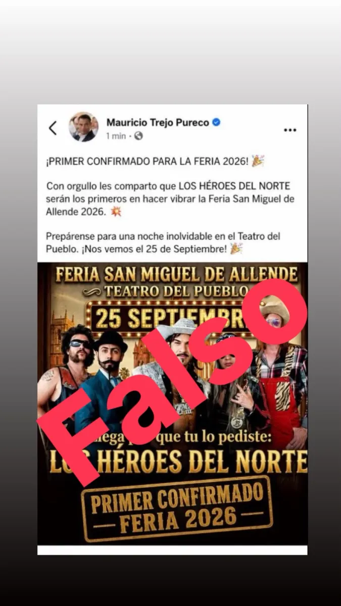 San Miguel de Allende 2026: Confirmación de artista para la feria