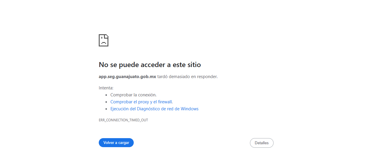 Secretaría de Educación de Guanajuato: Cierre temporal de su sitio web