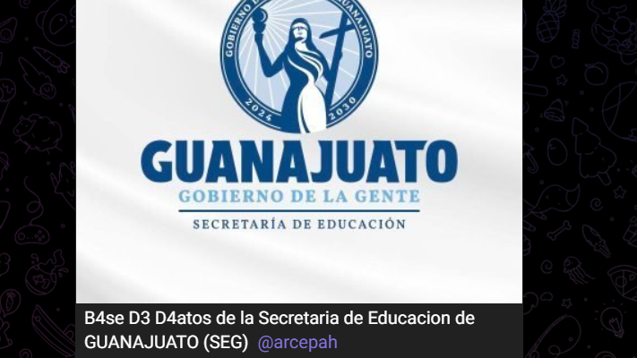 Secretaría de Educación de Guanajuato: Filtran datos sensibles