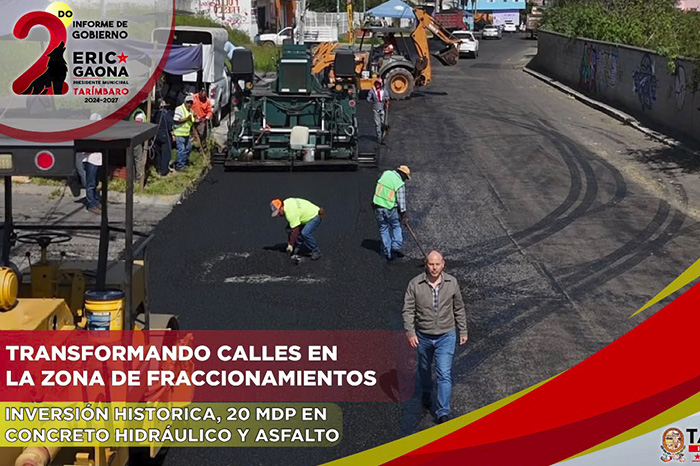 Tarímbaro: Segundo Informe destaca obras y resultados de gobierno