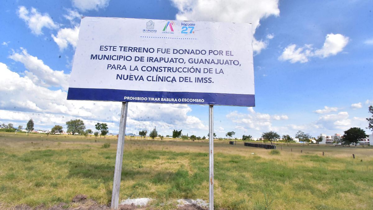 352 mil derechohabientes esperan inicio de obra del nuevo hospital del IMSS en Irapuato.