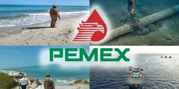 Campeche: Pemex detiene derrame y repara ducto en el Golfo