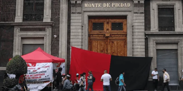 Ciudad de México: Cumple un año la huelga en Nacional Monte de Piedad