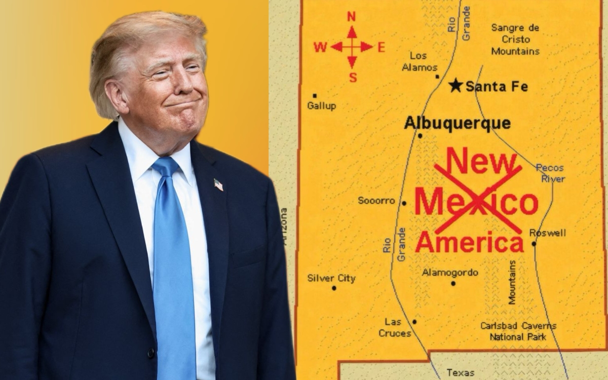 Estados Unidos modifica nombre de Nuevo México a 'Nueva América'