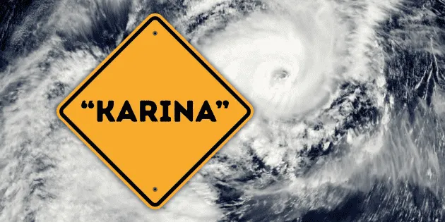 Golfo de México: Huracán Karina disminuye su fuerza y afecta la costa