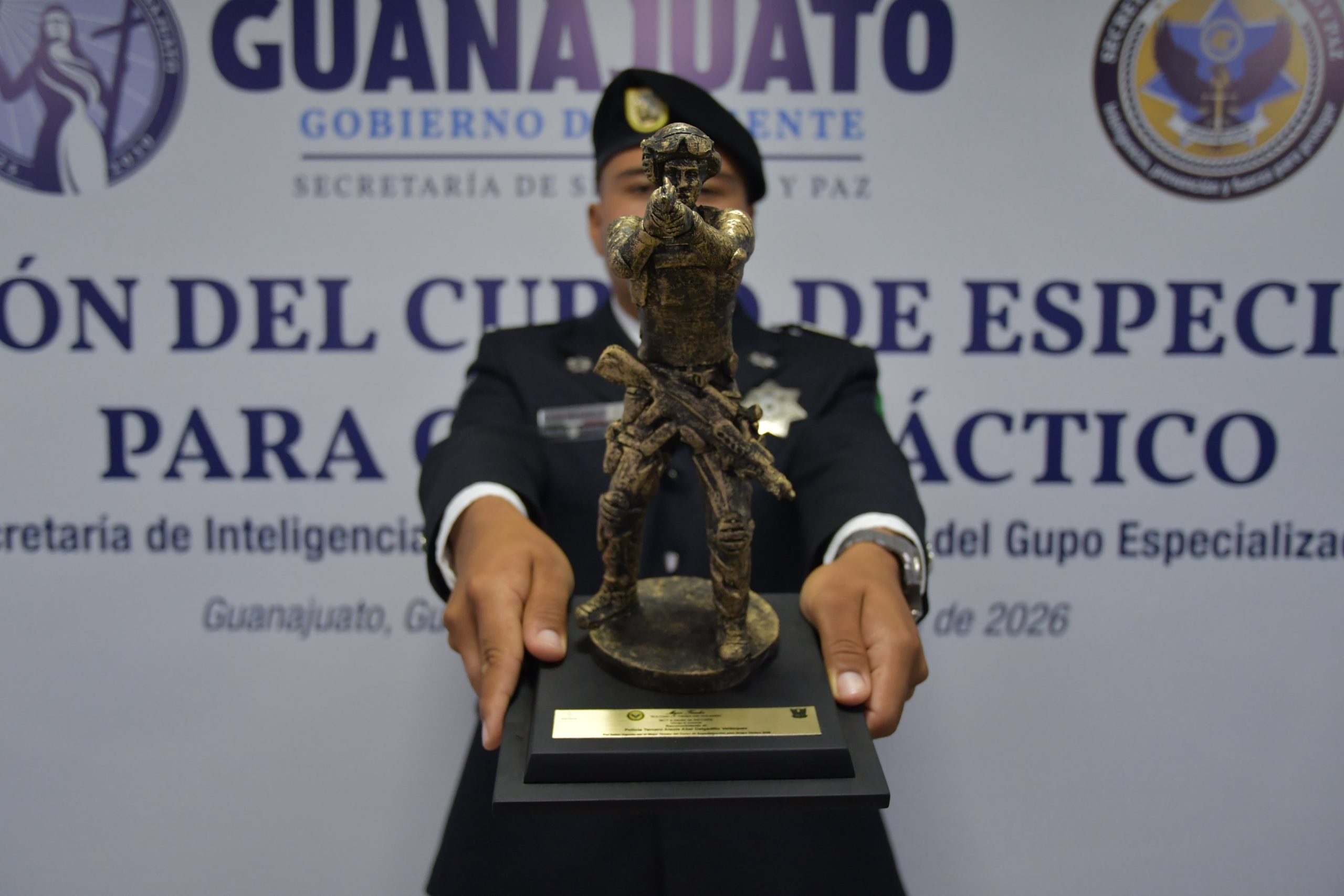 Guanajuato: Concluyen 30 policías su especialización táctica