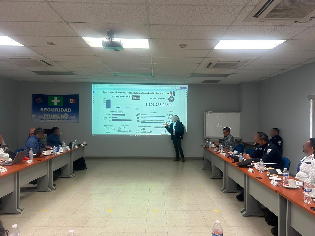 Guanajuato: Escuadrón Antiextorsión refuerza prevención con empresas