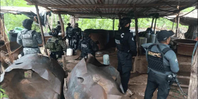 Guerrero: Desmantelan tres narcolaboratorios de metanfetaminas
