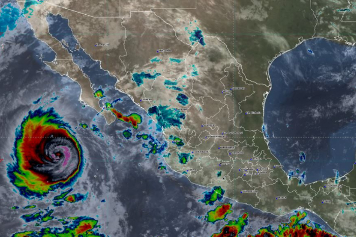 Huracán Polo de categoría 3 impactará Baja California Sur y Sonora