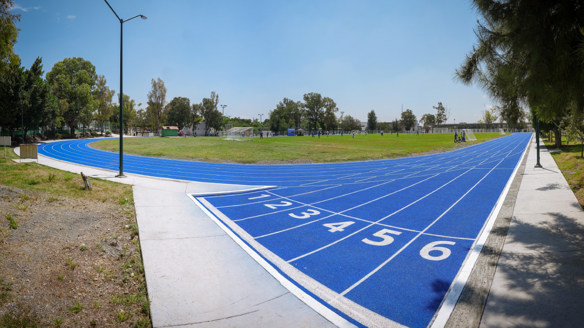 Inauguran pista de atletismo en Deportiva Jesús Rodríguez Gaona, León
