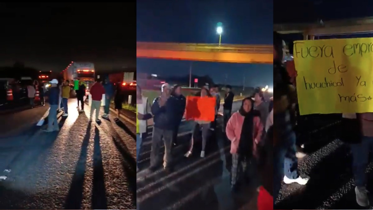 Iturbide: Pobladores bloquean carretera 57 exigen cierre de planta de combustible