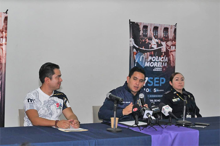 Morelia: Anuncian carrera atlética benéfica "Yo con Policía 2026"