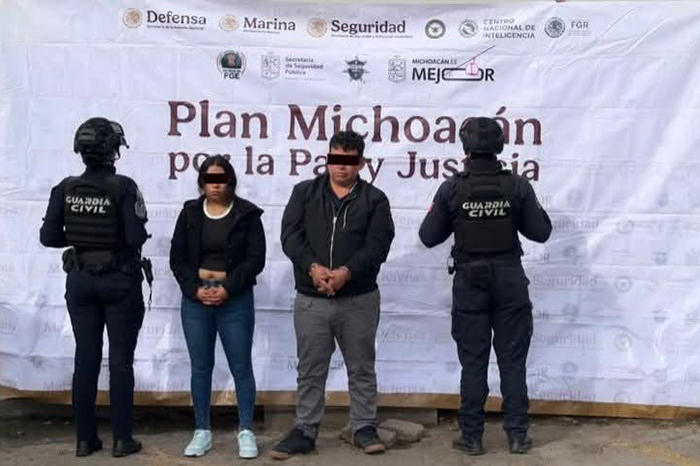Morelia: Arrestan a pareja con 29 dosis de metanfetamina