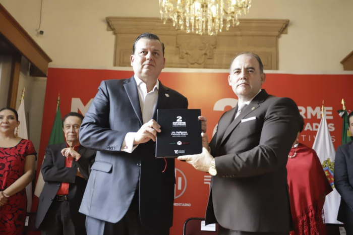 Morelia: Guillermo Valencia presenta su segundo informe legislativo