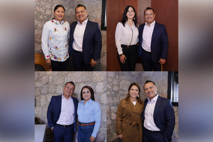 Morelia: Torres Piña se reúne con líderes de la 4T en Michoacán