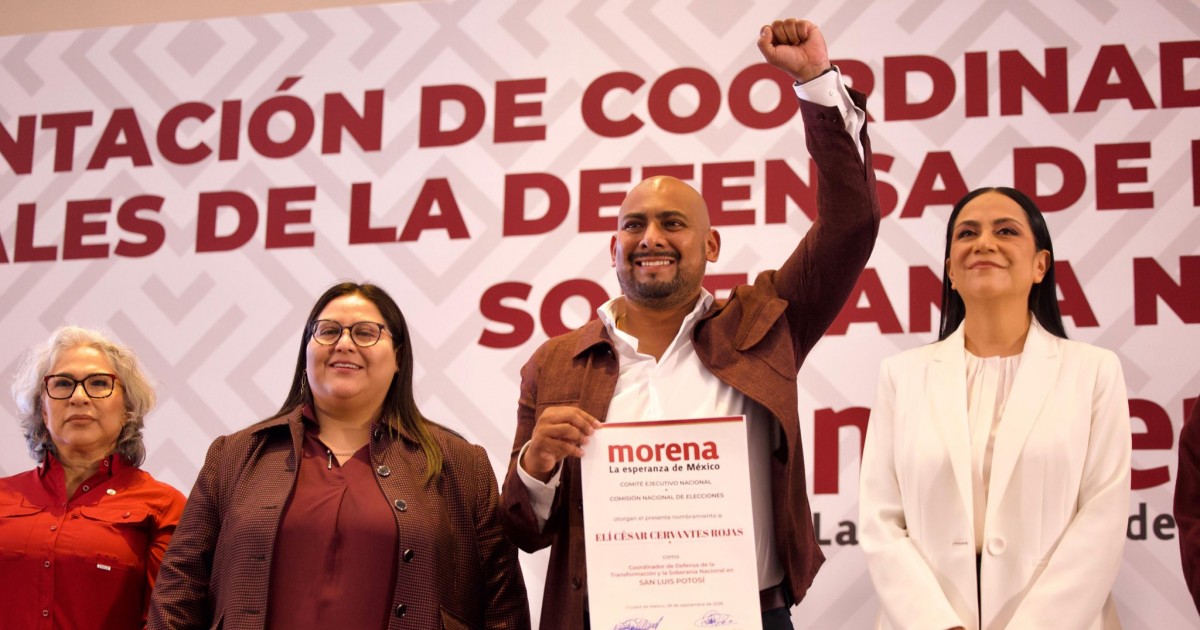 Morena presenta nuevo candidato en San Luis Potosí y refuerza alianza con el Verde