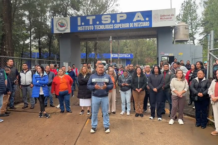 Pátzcuaro: Personal del Tecnológico solicita pago de prestaciones laborales
