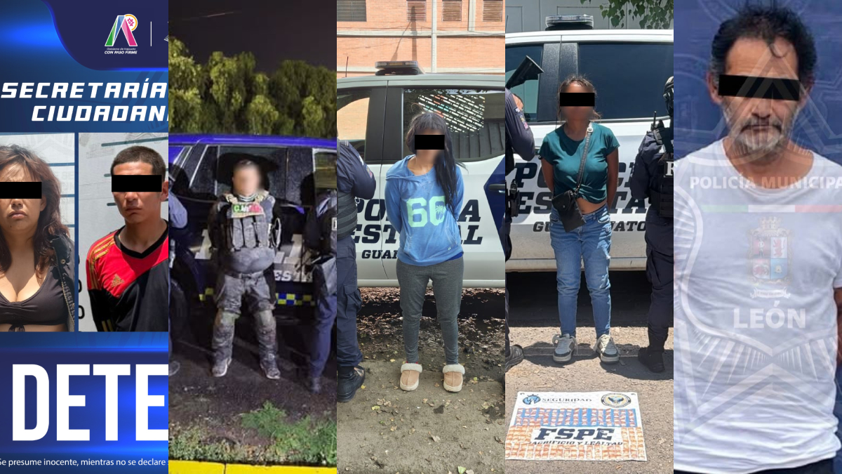 Pénjamo: Detienen a seis personas con armas y droga