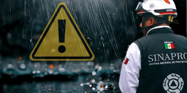 Protección Civil emite alerta por lluvias e inundaciones en 21 estados