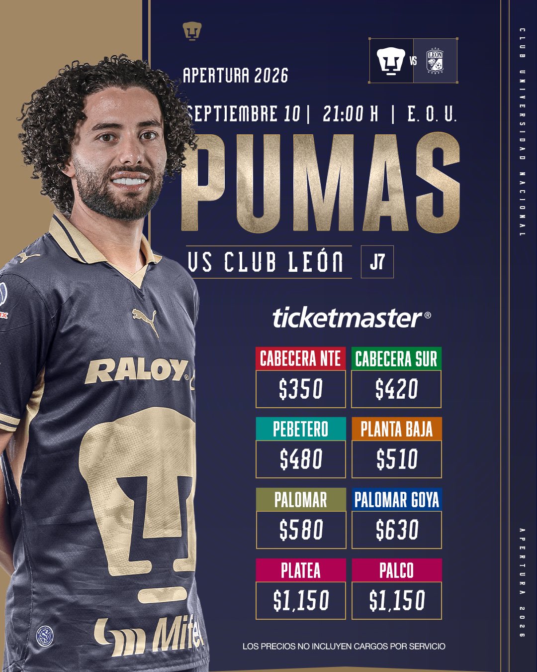 Pumas y León: Conoce los precios de boletos para el gran duelo
