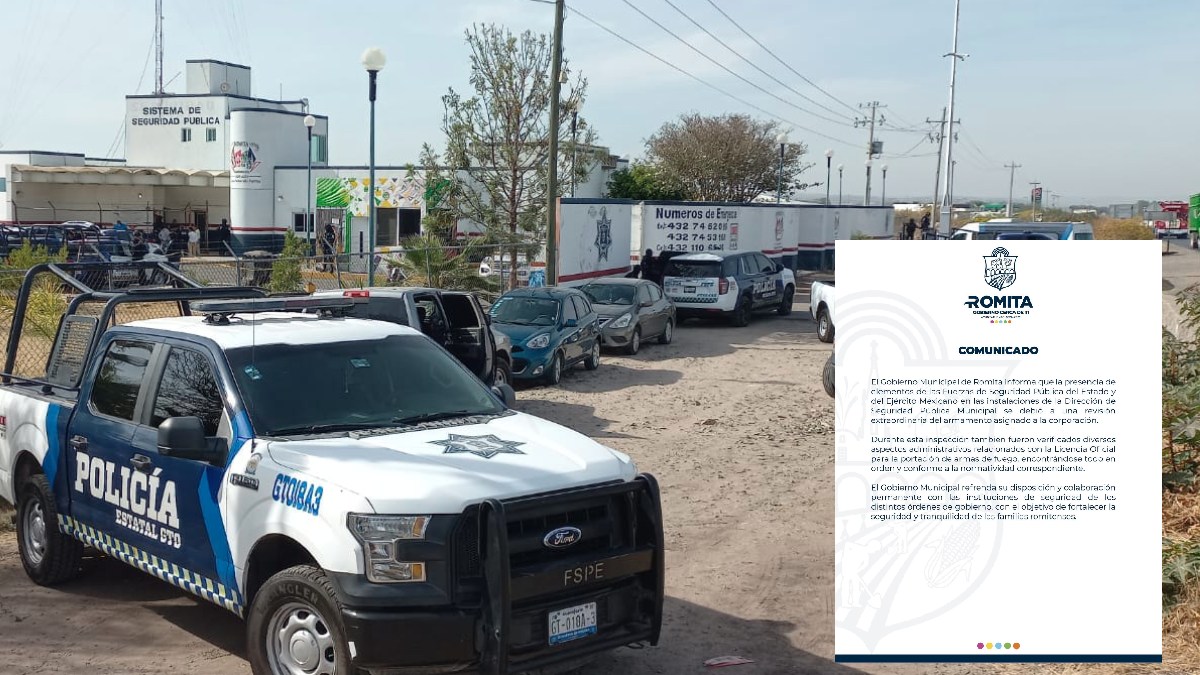 Romita: Desmiente alcalde operativo de revisión de armas a la Policía