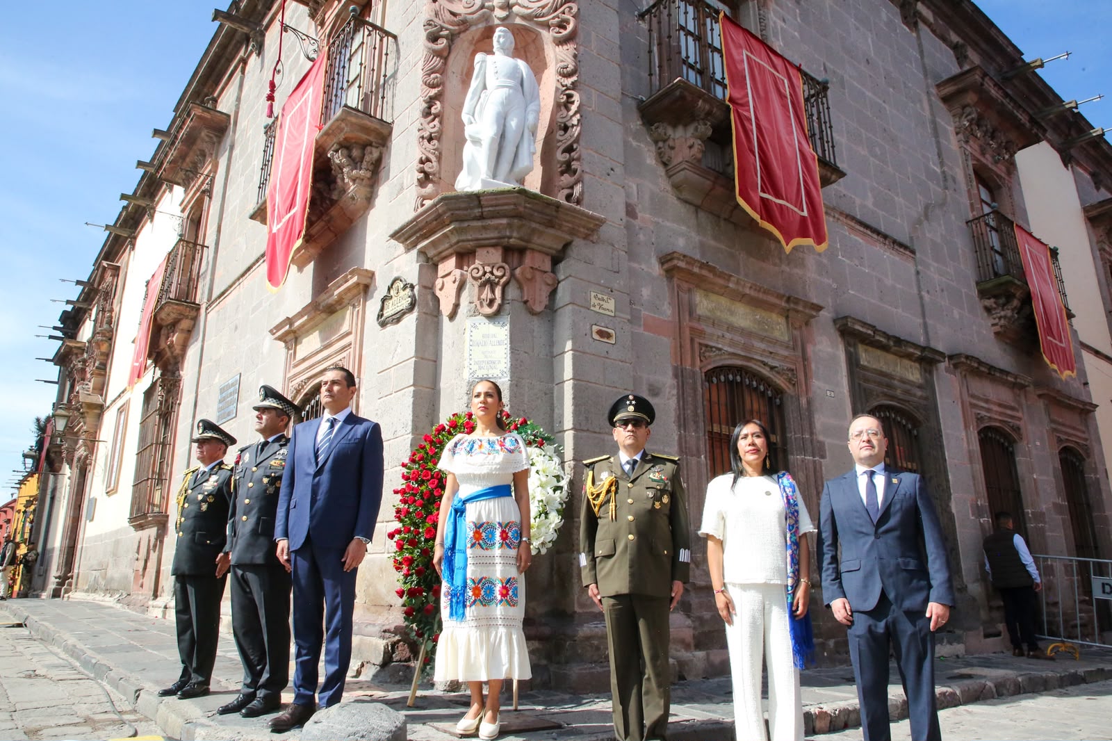 San Miguel de Allende: Gobernadora conmemora 216 años de Independencia