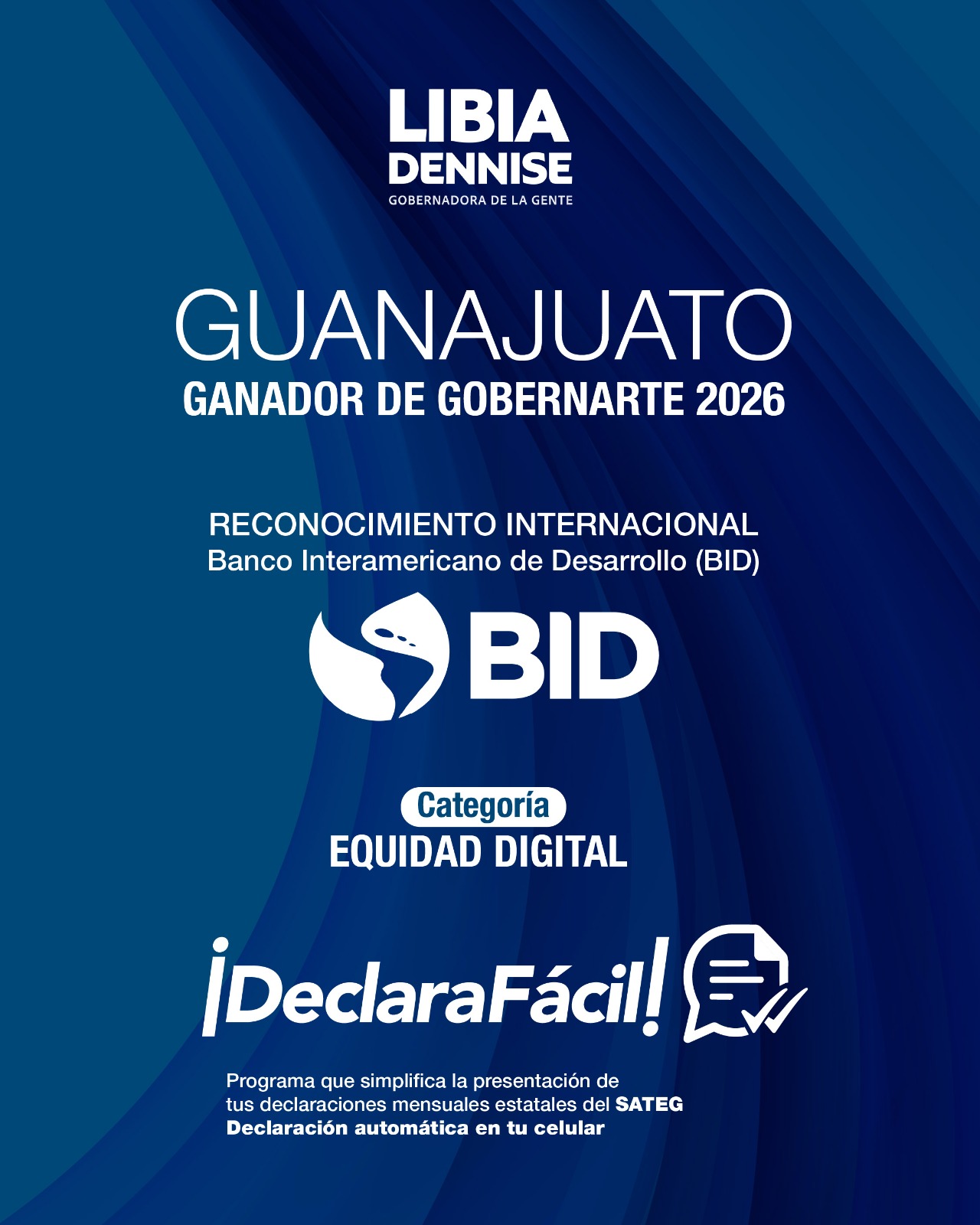 SATEG en Guanajuato: ‘¡DeclaraFácil!’ recibe premio Gobernarte del BID
