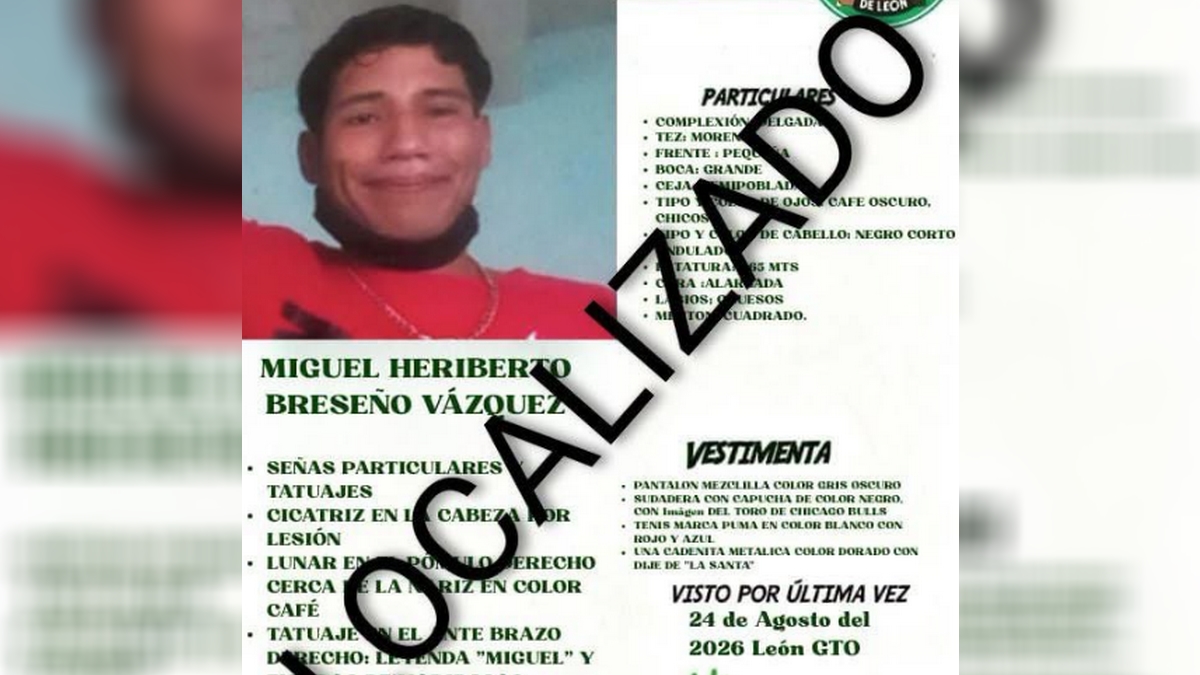Silao: Localizan sin vida a joven desaparecido desde agosto en León