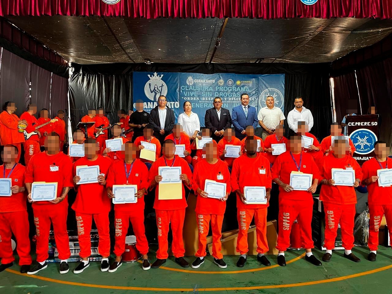 Torreón: Culminan 140 internos del programa Vive Sin Drogas