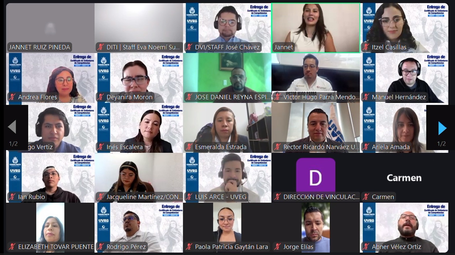 UVEG en Guanajuato entrega certificados de competencia laboral a primera generación