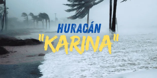Veracruz: El huracán Karina se aleja de la costa este del país