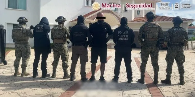 Cancún: Capturan a presunto líder de Los Hells Angels con 1.3 kg de droga