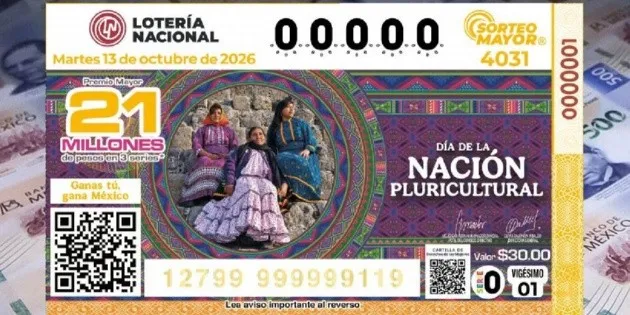 Ciudad de México: Resultados del Sorteo Mayor 4031 del 13 de octubre